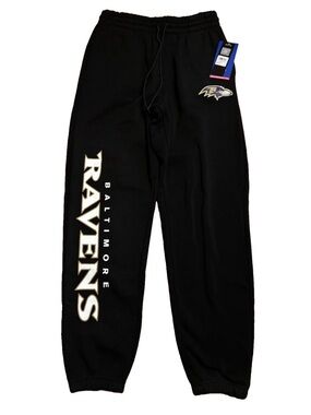 NWT Ultra Game Baltimore Ravens Jogger Sweatpants.  Medium
